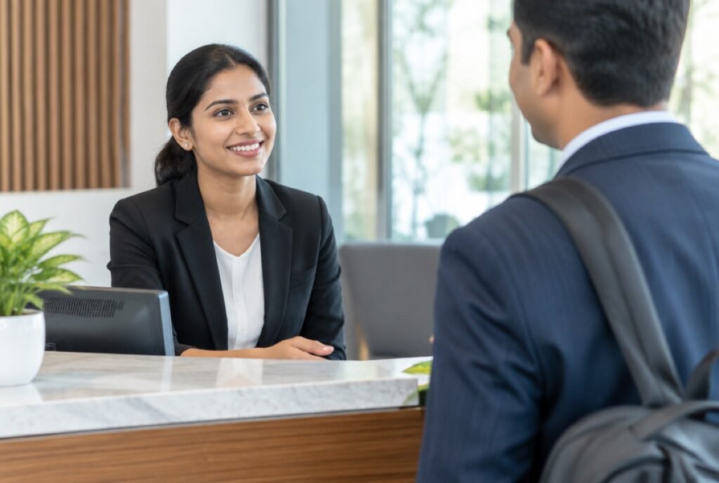 Walk-in Receptionist Jobs in India 2026: Salary, Skills and Interviews Walk-in Receptionist Jobs in India 2026: Salary, Skills and Interviews
